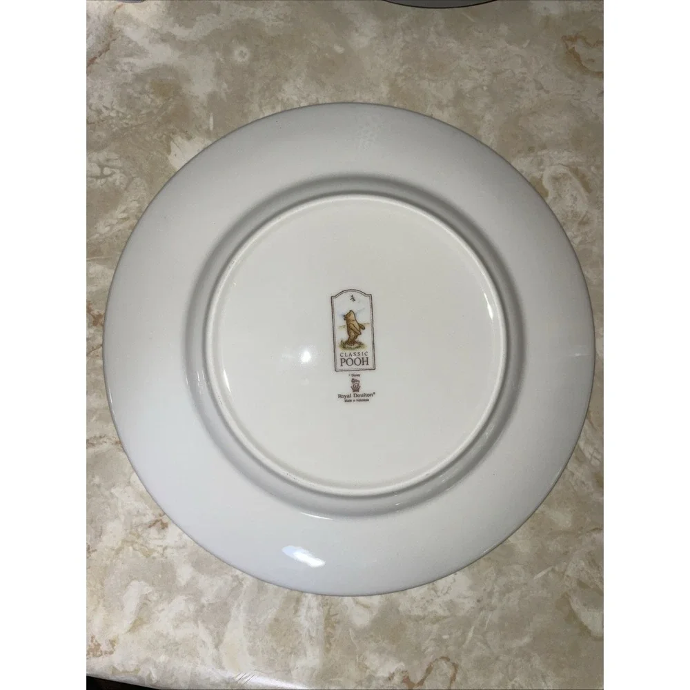 Royal Doulton Winnie The Pooh Plate Ceramic Christopher Robin Piglet 8